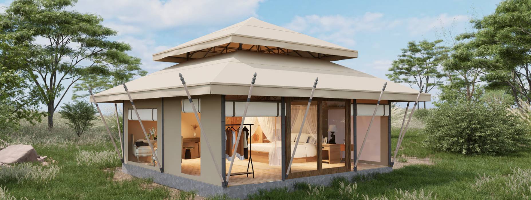 绥滨县户外野奢帐篷